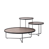 HT23 Modern Wooden Round Coffee Side Table Combo - Gavisco Office Furniture